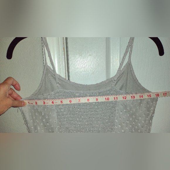 Silver or gray adjustable midi dress - Picture 5 of 9